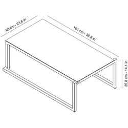 Resol BARCINO Couchtisch Indoor, Outdoor 101x60 Sand