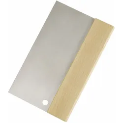 mako Kleberspachtel gerade Form KOMFORT 20 cm / glatt, Qualitäts-Bandstahl