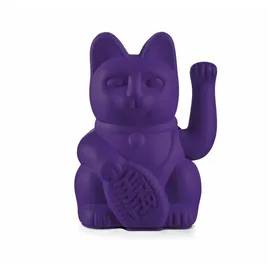 donkey Products Winkekatze Lucky Cat Violett lila
