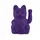 donkey Products Winkekatze Lucky Cat Violett lila