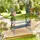 Relaxdays Rosenbogen, Anthrazit, Metall, 115x205x50 cm, Gartenzubehör, Gartendeko