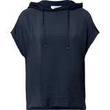s.Oliver Kapuzenshirt Sweatshirt Fabricmix Blau 38
