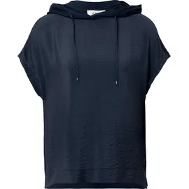 s.Oliver Kapuzenshirt Sweatshirt Fabricmix Blau 38