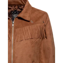 Queen Kerosin Western-Jacke Braun L