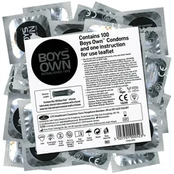 «Boys Own Condoms» zuverlässige Kondome für Männer (100 Kondome)
