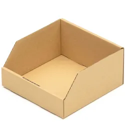 KK Verpackungen 50 Regalkartons 200 x 200 x 100 mm Sortierboxen Lagerboxen Aufbewahrung Wellpappe