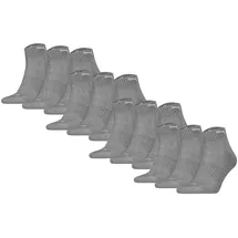 Puma Cushioned Quarter Socken 12er Pack Grau 43-46