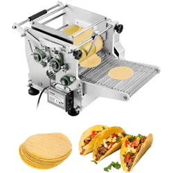 VEVOR Elektrischer Tortillamaker Automatische Maistortillas Maschine 5,5 Zoll