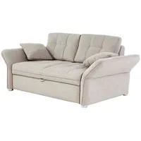 Jockenhöfer Gruppe Schlafsofa Leon, mit Schlaf- und Relaxfunktion, 3 Breiten und Farben wählbar, inklusive Kissen grau 167 cm x 72 cm - 90 cm x 105 cm