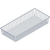 diy element-system gmbh Drahtkorb H.120mm B.800mm T.350mm weißalu.m.2 Trägern ELEMENT SYSTEM