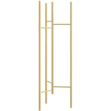 Homcom Garderobenständer, Kleiderständer aus Massivholz, 6 Haken, Garderobe im Nordisch-Stil, Jackenständer für Kleidung, Hut, Tasche, für Flur, Wohnzimmer, Natur