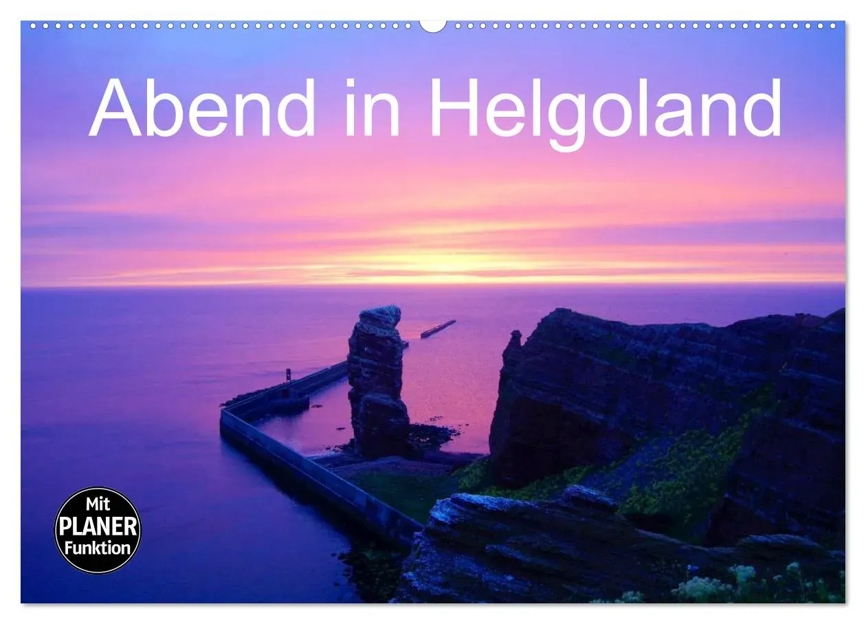 Abend in Helgoland (CALVENDO Wandkalender 2024) - A3