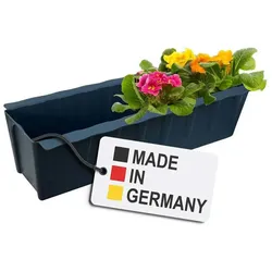 BURI Paletten Blumenkasten Anthrazit Pflanzkasten Einsatz Europaletten Blumentopf