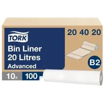TORK 204020 Müllsack 20 l Weiß 1000 St.