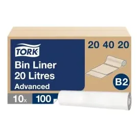 TORK 204020 Müllsack 20 l Weiß 1000 St.