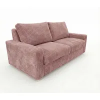 AN-Moebel 4u Schlafsofa, Rosa, Textil, 200x81x100 cm, Wohnzimmer, Sofas & Couches, Schlafsofas