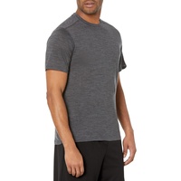 Smartwool Men's Short Sleeve Tee Herren-Merino-Kurzarm-T-Shirt, Iron Heather, XL