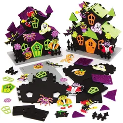 Spukhaus Bastelsets  (pro Set 2) Halloween-Basteleien