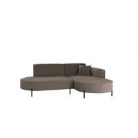 Kaiser möbel Ecksofa, Sofa L-Form Designer Modena Rein stoff