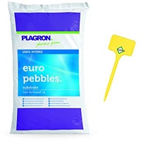 Plagron Euro Pebbles 10 Liter - Blähton Kugeln Hydrokultur Drainage Ton-Granulat Perlite Blumenerde