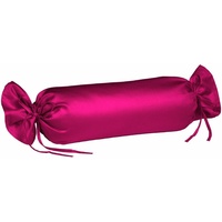Nackenrollenbezug Colours, fleuresse (2 Stück), Mako Satin, glänzend, glatt, Premium Qualität rosa