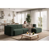 OTTO home Eckcouch Polyester 295 cm L-förmig Grün