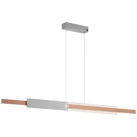 Musterring Rivera 3-flg. 190,5 cm grau aprikose Metall