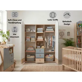 Arthur Berndt Babyzimmer Mega-Set Roofy 6-tlg. 2-türig