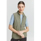 Oxmo Fleeceweste OXRagnara Modische Jacke grün S