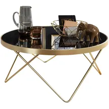 KADIMA DESIGN Schwarz Gold Ø 82 cm