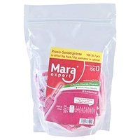 Interdentalbürste Pink - MARA EXPERT | 0,4mm ISO 0 extra fein |100 Interdentalbürsten | 16% EXTRA | Bürsten für Zahnzwischenräume | Mit Minz Geschmack - Chlorhexidin - Fluorid