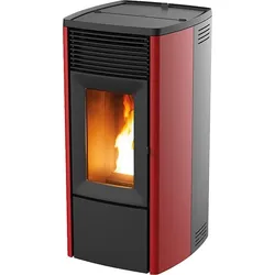 MCZ Pelletofen wassergeführt EGO Hydromatic Air M2+ 11,9kW Bordeaux Holzpellets