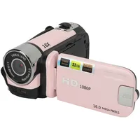 Asixxsix 1080P-Digitalkamera für Kinder,16facher Digitalzoom, Kinderkamera, Videokamera, 16 MP Vlogging-Kamera mit 2,4Zoll-drehbarem Bildschirm, Selfies, Anti-Shake, Fülllicht, für