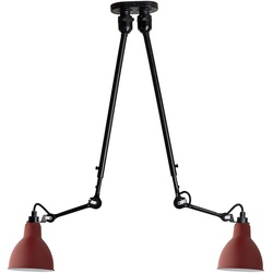 Lampe Gras - 302 Doppelt Deckenleuchte Rot Lampe Gras - cm