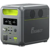 Fossibot Tragbare Powerstation F1200, 1024Wh LiFePO4 Solargenerator mit USV-Funktion,100W Typ-C, 45 Min. Schnellladung von 0-80%,