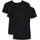 SLOGGI Herren T-Shirt, 2er Pack GO ABC 2.0 O-Neck 2P, Rundhals, Unterhemd Schwarz 2XL