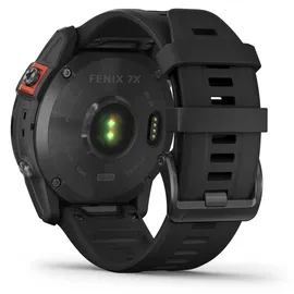 Garmin fenix 7X Solar schiefergrau mit schwarzem Armband