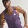 adidas Adizero Running Singlet - Aurora Plum / Noble Ink M