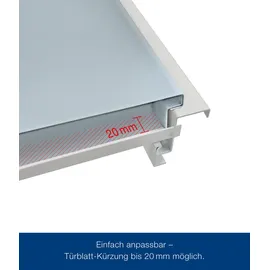 Hörmann ZK-Element links 87,5 x 200 cm verzinkt