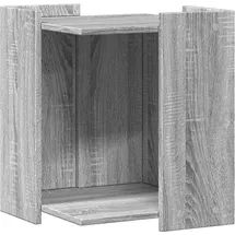 vidaXL Katzentoilette 42x42x51 cm Grau
