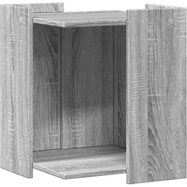 vidaXL Katzentoilette 42x42x51 cm Grau