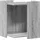 vidaXL Katzentoilette 42x42x51 cm Grau
