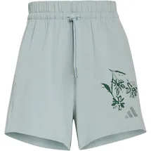 adidas Shorts Grün/Silber S