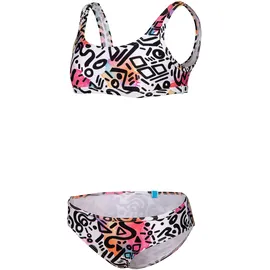Arena Bustier-Bikini Mädchen Water Prints - Graffiti 128