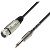 Adam Hall Cables 3 STAR MFP 0300 Mikrofonkabel XLR female auf Klinke mono Kabel 3m