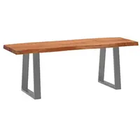 Wohnling Garderobenbank WL7.285 akazie Holz 120,0 cm
