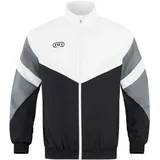 Jako Freizeitjacke Retro schwarz/weiß/steingrau S
