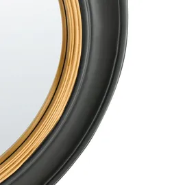 Beliani Wandspiegel Malo 66 cm 66 cm Schwarz