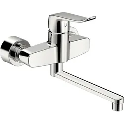 HA EHM WT-Batt. HANSACLINICA 0153 Bed.he. lang Ausld. 277 mm DN15 chr