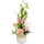 I.GE.A. Kunstblume Gesteck aus Hortensien und Dahlien, I.GE.A., Höhe 47 cm rosa